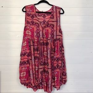 Free People Babydoll Tunic Dress Sz M